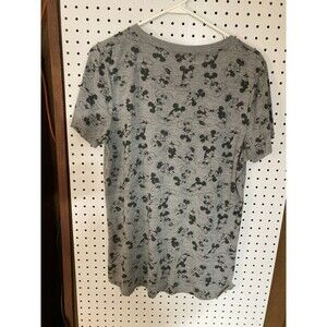 Disney mickey mouse T-shirt XL Gray All Over With Black Mickeys